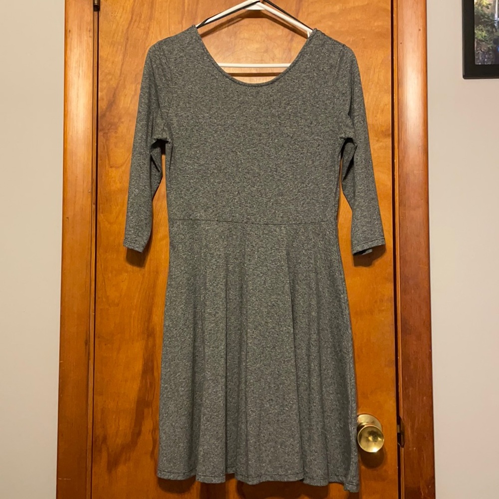 H&M Gray Skater Dress